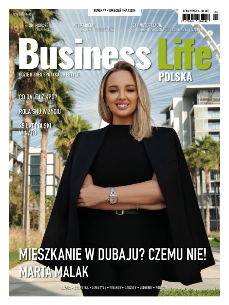 Okładka najnowszego wydania Business Life Polska